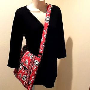 VERA BRADLEY HIPSTER CROSSBODY BAG